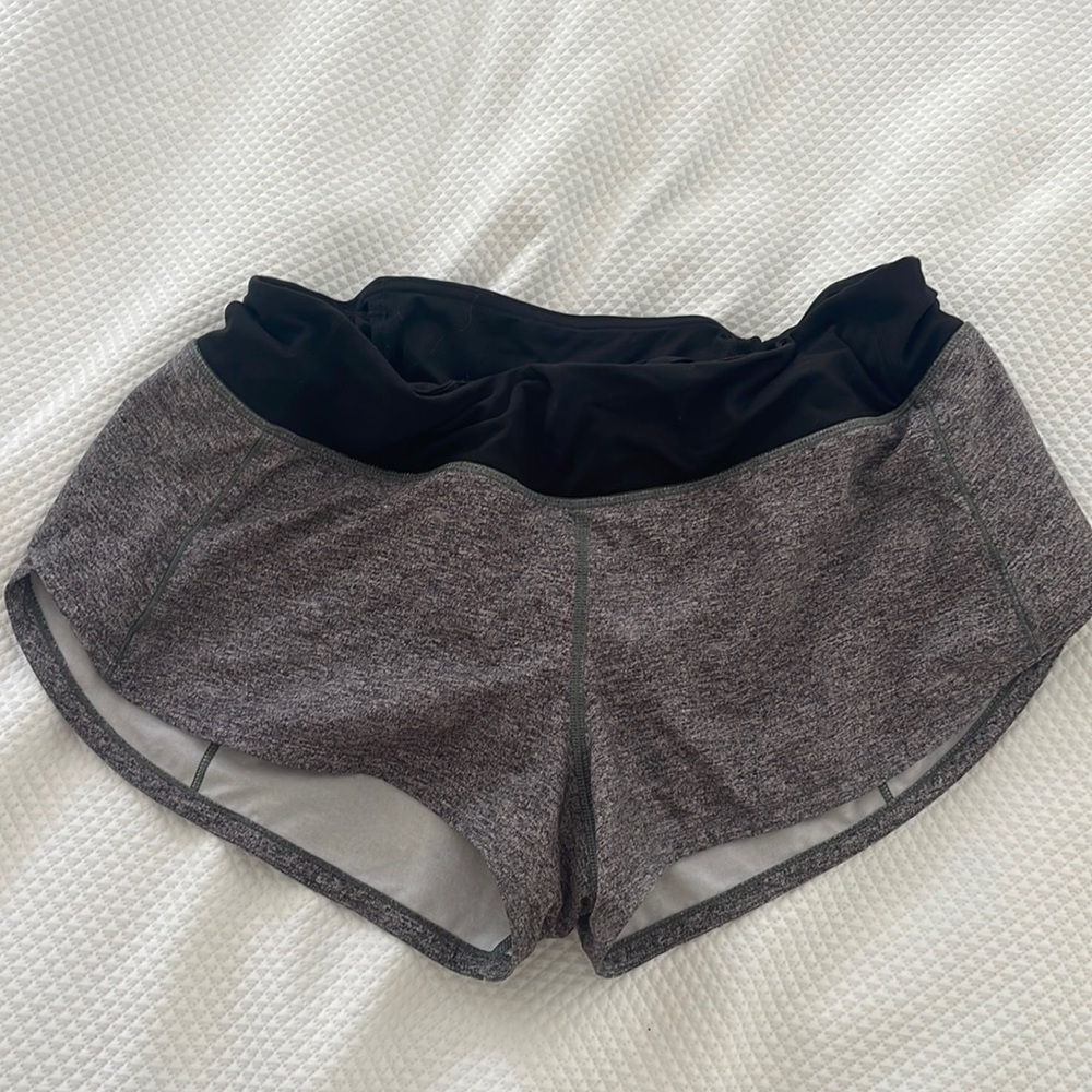 Lulu lemon grey athletic shorts
